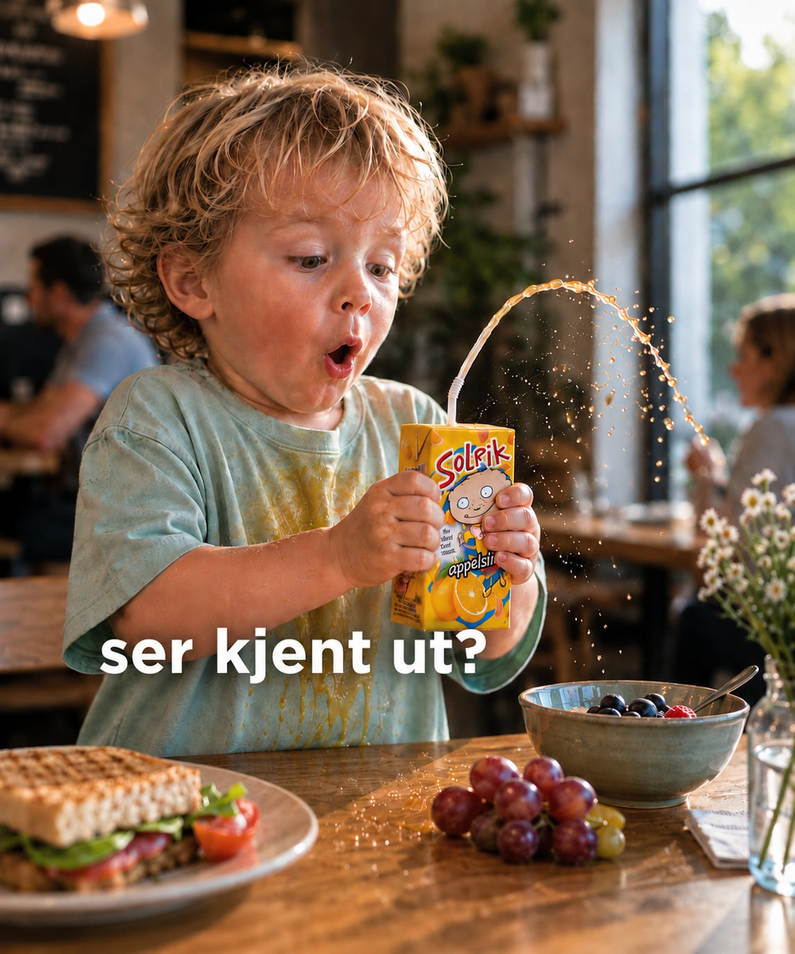 søler juice fra juicepakke